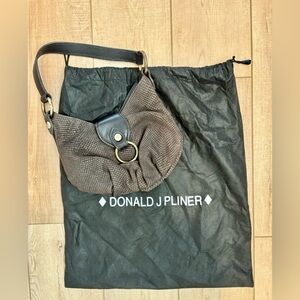 Donald J. Pliner Snake Small Hobo Bag with duster